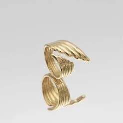 Irina Wing Wrap Ring 17 Irina Wing Wrap Ring -Prya Store Irinaring gold 1