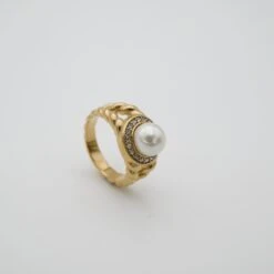 Ivana Pearl Ring -Prya Store IvanaRing Gold 2 PRYA