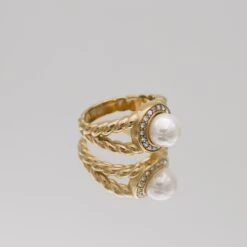 Ivana Pearl Ring -Prya Store IvanaRing Gold 3 PRYA