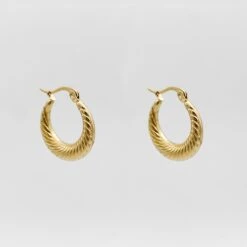 Julia Gold Filled Hoops -Prya Store JULIA3