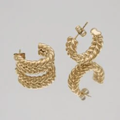 Kai Earrings -Prya Store Kai Earrings Studio Gold 05 PRYA
