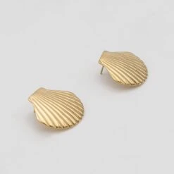 Kailani Seashell Earrings -Prya Store KailaniEarrings1 gold PRYA 1