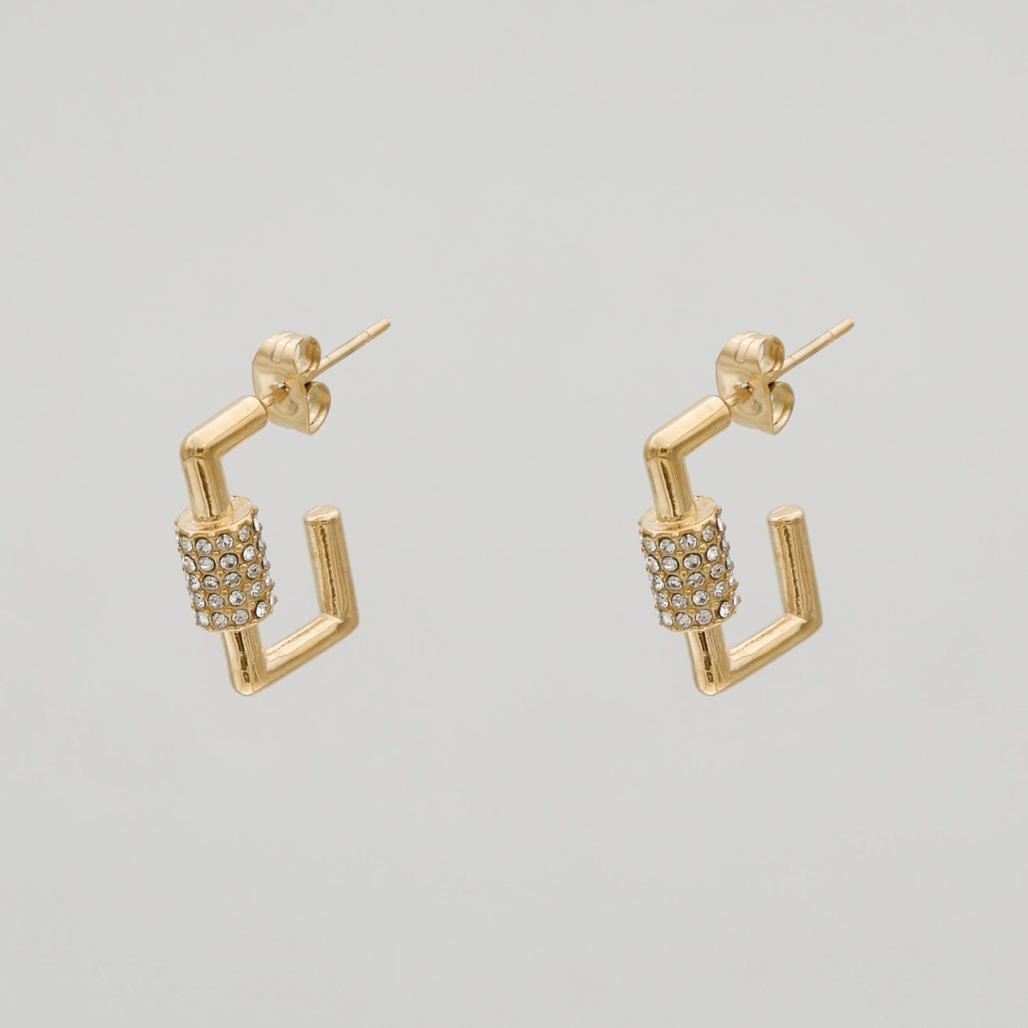 Kenza Square Earrings 1 Kenza Square Earrings