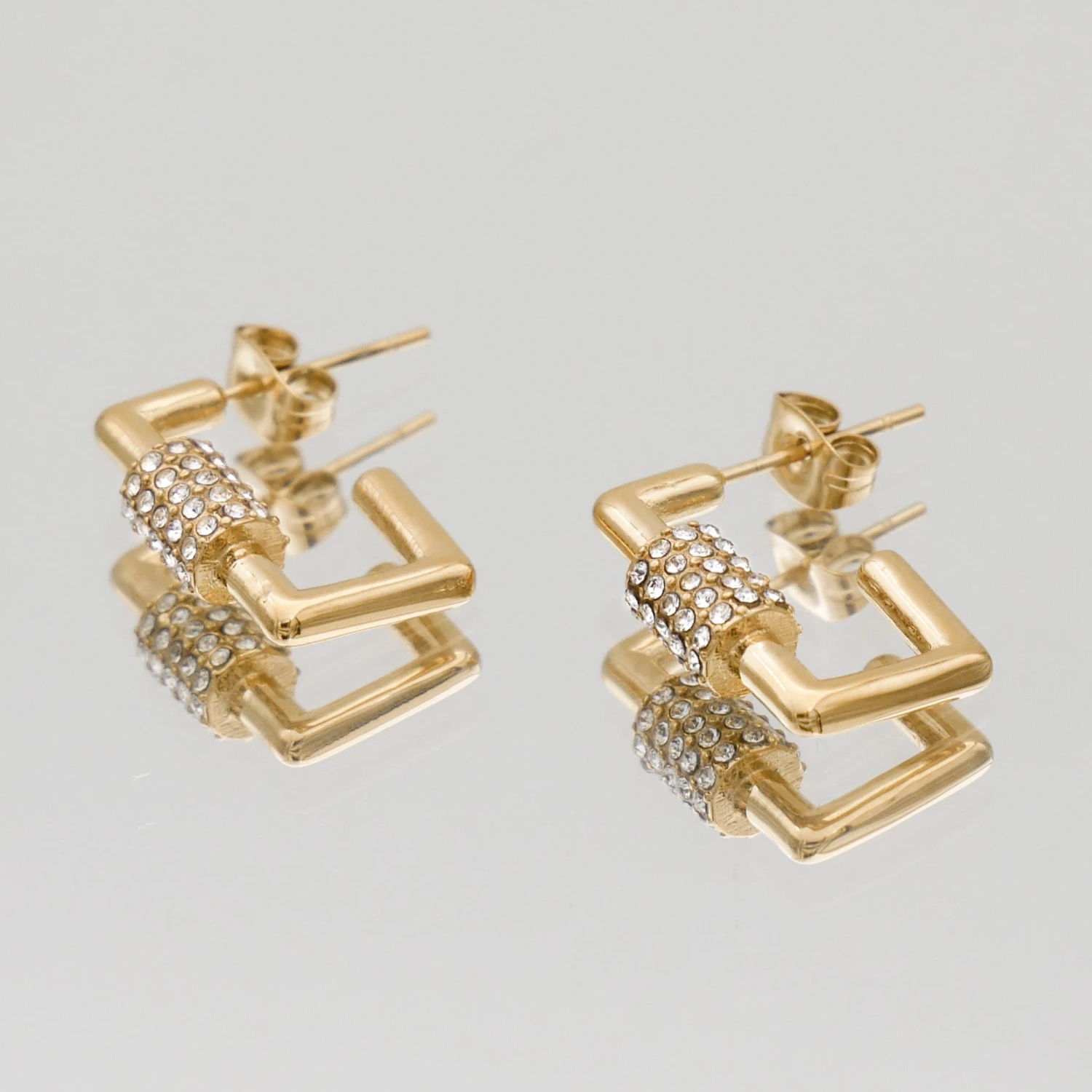 Kenza Square Earrings 3 Kenza Square Earrings - Image 3
