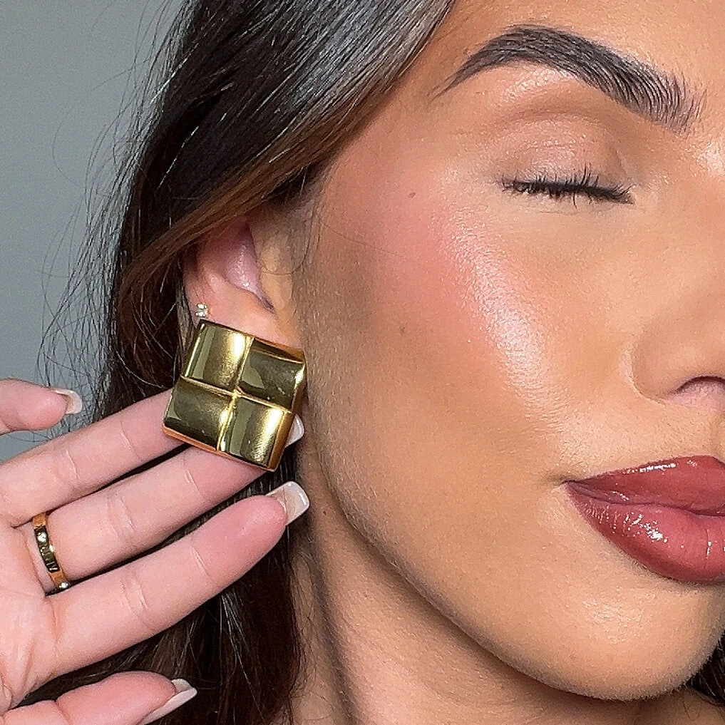 Kia Square Earrings 3 Kia Square Earrings - Image 3