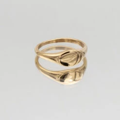 Kiara Signet Ring -Prya Store Kiararing3 gold PRYA 1