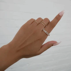 Kylie Dainty Diamond Ring -Prya Store Kylie MacieRingStacks2
