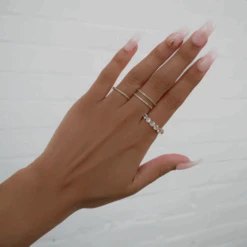 Macie Pave CZ Ring -Prya Store Kylie MacieRingStacks bd2590ac 0e90 43d6 95f6 9269cd9b3a46