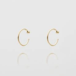Lara Half Hoop Earrings