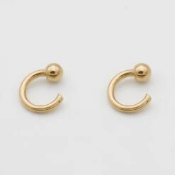 Lara Half Hoop Earrings -Prya Store LaraEarring 3 Edit