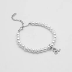 ICY Pearl Zodiac Anklet -Prya Store Leo silver