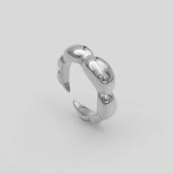 Lia Bubble Band Ring 17 Lia Bubble Band Ring -Prya Store Liaring silver 2