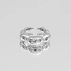 Lia Bubble Band Ring 12 Lia Bubble Band Ring -Prya Store Liaring silver 3