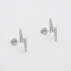 Lightning Bolt Stud Earrings -Prya Store LightningBoltStudEarrings 1 2