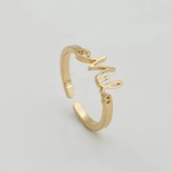 London Custom Name Ring