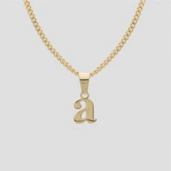 Kayla Lowercase Mini Initial Necklace