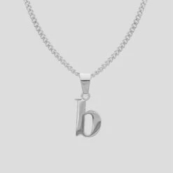Kayla Lowercase Mini Initial Necklace -Prya Store LowercaseInitialNecklace b PRYA 3
