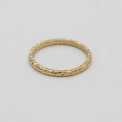 Luiza Hammered Band Ring -Prya Store Luizaring2 gold PRYA 1