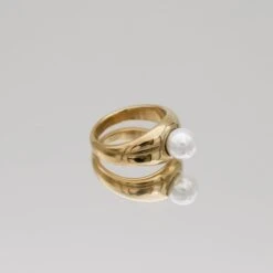 Lydia Pearl Ring -Prya Store LydiaRing Gold 3 PRYA