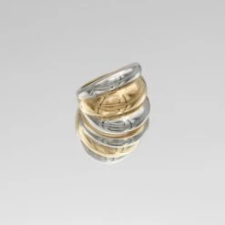 Maeve Chunky Triple Band Ring 21 Maeve Chunky Triple Band Ring -Prya Store Maevering gold 6