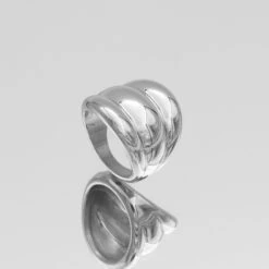 Maeve Chunky Triple Band Ring 16 Maeve Chunky Triple Band Ring -Prya Store Maevering silver 2