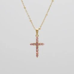 Mary Cross Necklace