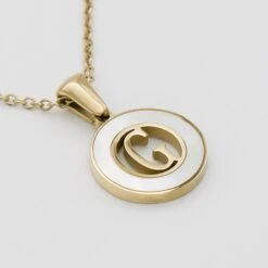 Prya Online Store -Prya Store MiaOpalInitialNecklace G 02 PRYA