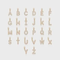 ICY Mini Bubble Initial Necklace -Prya Store Mini ICY Bubble initials