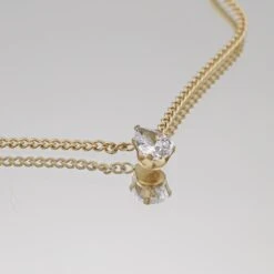 Mira Gemstone Pendant Necklace -Prya Store MiraNecklace 02 PRYA