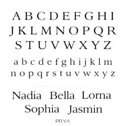 Monaco Custom Name Necklace -Prya Store Monaco