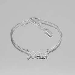 Monaco Custom Name Bracelet -Prya Store MonacoCustomNameBraceletSilver PRYA