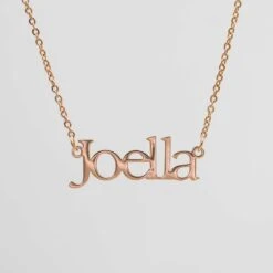 Monaco Custom Name Necklace -Prya Store Monaco Custom Name Necklace RGold PRYA