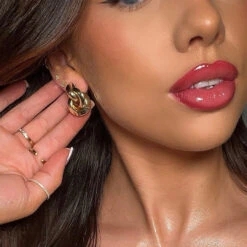 Nadia Knot Knocker Earrings -Prya Store NadiaKnotEarrings PRYA