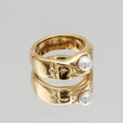 Nadine Pearl Ring 7 Nadine Pearl Ring -Prya Store Nadinerings2 gold PRYA