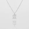 Old English Initial Necklace