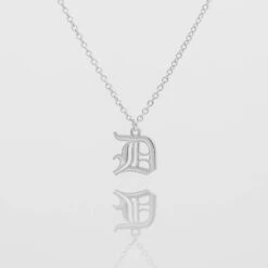 Old English Initial Necklace -Prya Store Old English Initial D 01 PRYA Edit 2