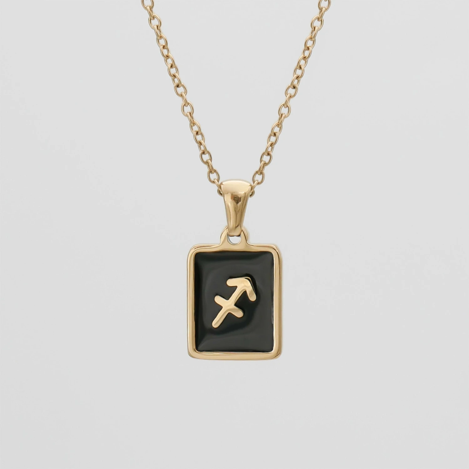 Onyx Zodiac Symbol Necklace 10 Onyx Zodiac Symbol Necklace - Image 10