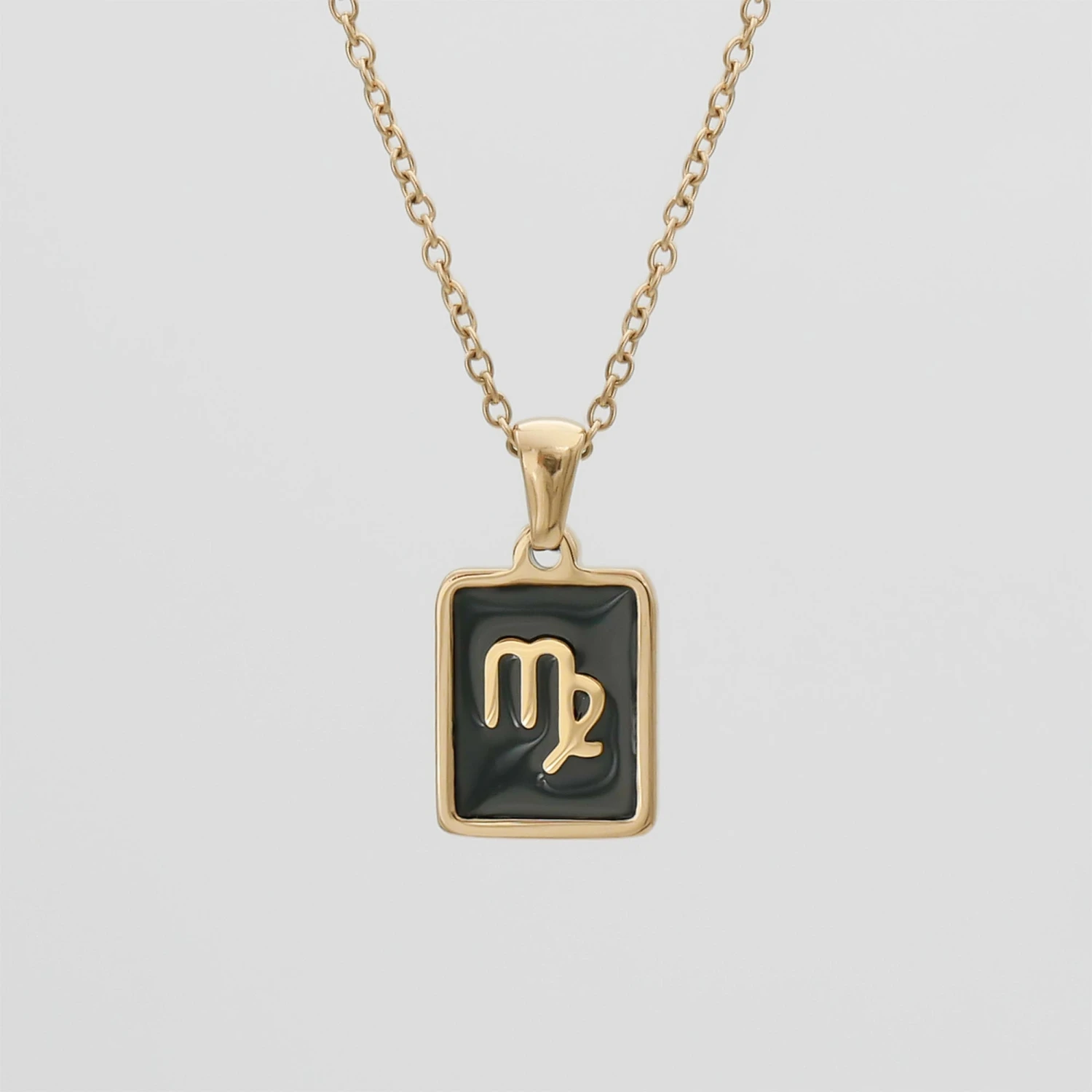 Onyx Zodiac Symbol Necklace 7 Onyx Zodiac Symbol Necklace - Image 7