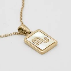 Opal Zodiac Symbol Necklace -Prya Store OpalZodiacnecklace Scorpio 02 PRYA
