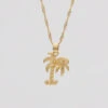 Palm Tree Necklace