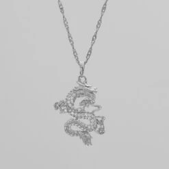 CZ Dragon Necklace -Prya Store P1230001 2