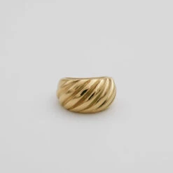 Venus Dome Ring | Gold -Prya Store P1250069