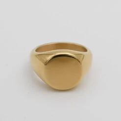 Classic Gold Signet Ring -Prya Store P1250118