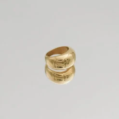 Alexa Dome Ring | Gold -Prya Store P1250154