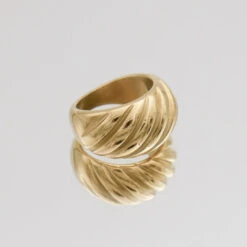 Venus Dome Ring | Gold -Prya Store P1250184