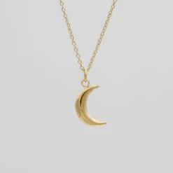 Mini Crescent Moon Necklace
