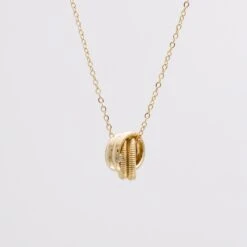 Kacie Contrast Knot Necklace