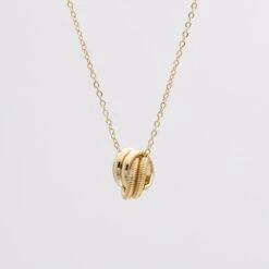 Kacie Contrast Knot Necklace 5 Kacie Contrast Knot Necklace -Prya Store P1260397 2