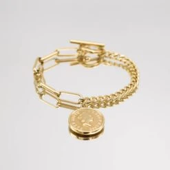 Coin Link Bracelet -Prya Store P1270057