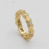 Ava Bamboo CZ Ring